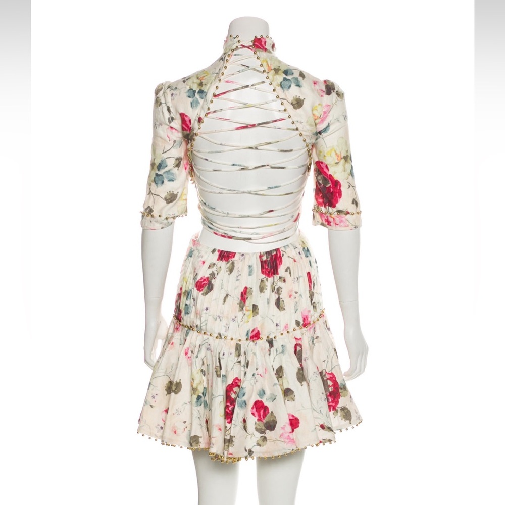 Zimmerman, mini linen dress. size medium